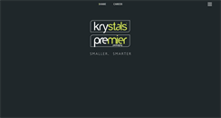 Desktop Screenshot of krystals.co.uk